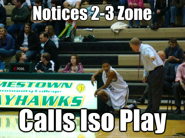 Notices 2-3 Zone Calls Iso Play - Notices 2-3 Zone Calls Iso Play  Uncoachable Brandon