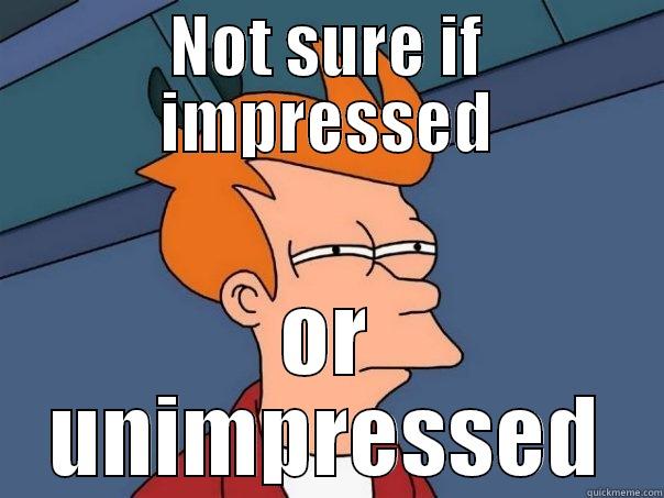 NOT SURE IF IMPRESSED OR UNIMPRESSED Futurama Fry
