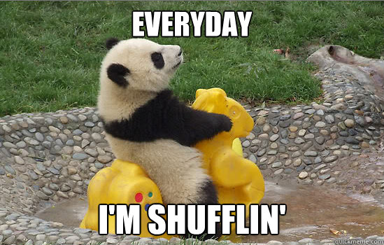 Everyday I'm shufflin' - Everyday I'm shufflin'  Shufflin Panda