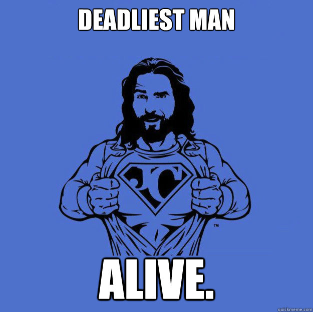 Deadliest Man Alive.  Super jesus