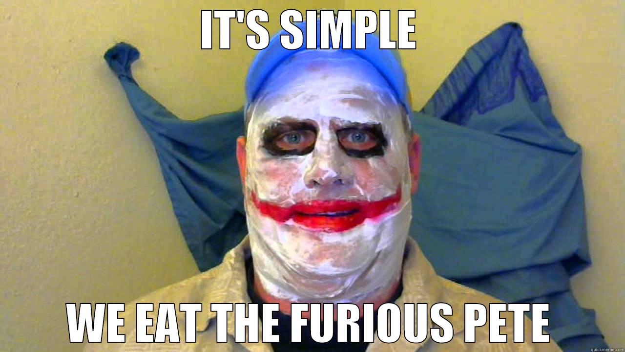 JOKER SHOENICE - IT'S SIMPLE WE EAT THE FURIOUS PETE Misc