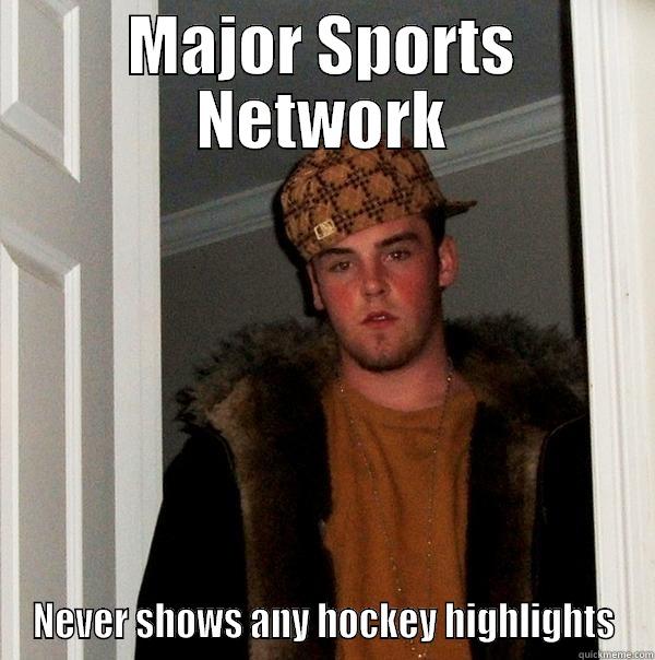 MAJOR SPORTS NETWORK NEVER SHOWS ANY HOCKEY HIGHLIGHTS Scumbag Steve