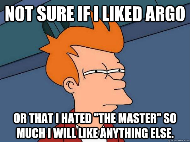 Not sure if I liked Argo Or that I hated 