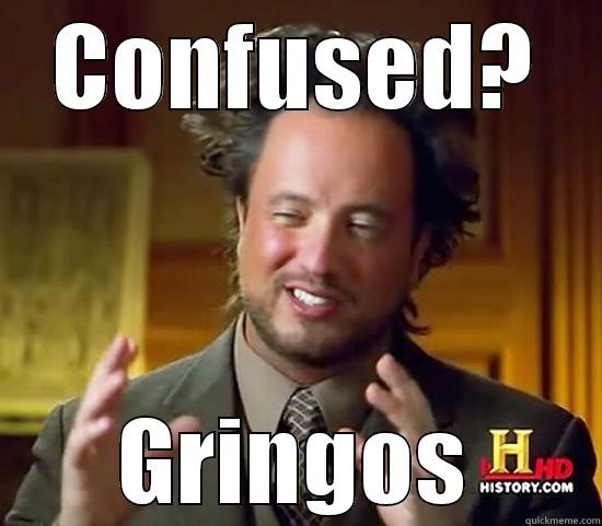 CONFUSED? GRINGOS Ancient Aliens