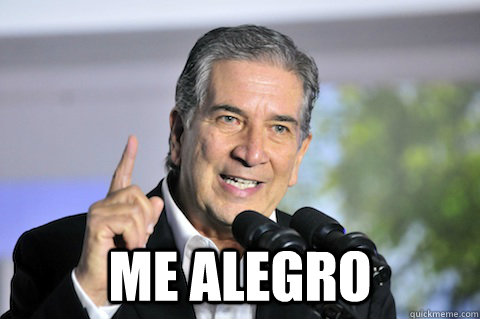  me alegro  