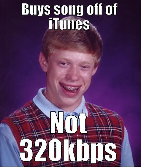 BUYS SONG OFF OF ITUNES NOT 320KBPS Bad Luck Brian