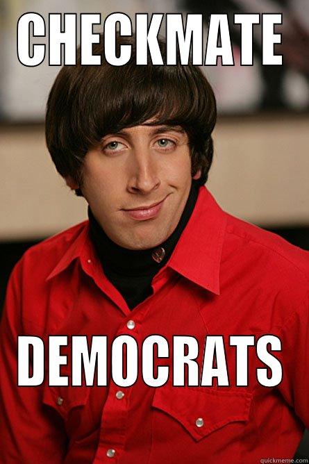 CHECKMATE DEMOCRATS Pickup Line Scientist