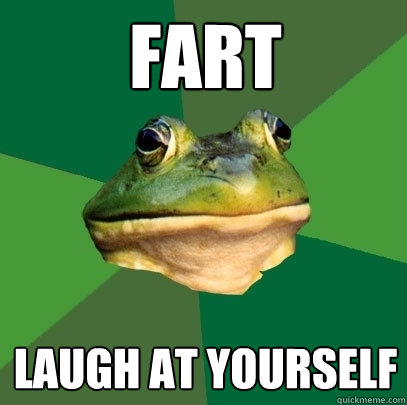 FART LAUGH AT YOURSELF  Foul Bachelor Frog