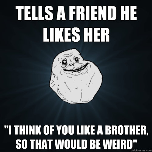tells a friend he likes her 