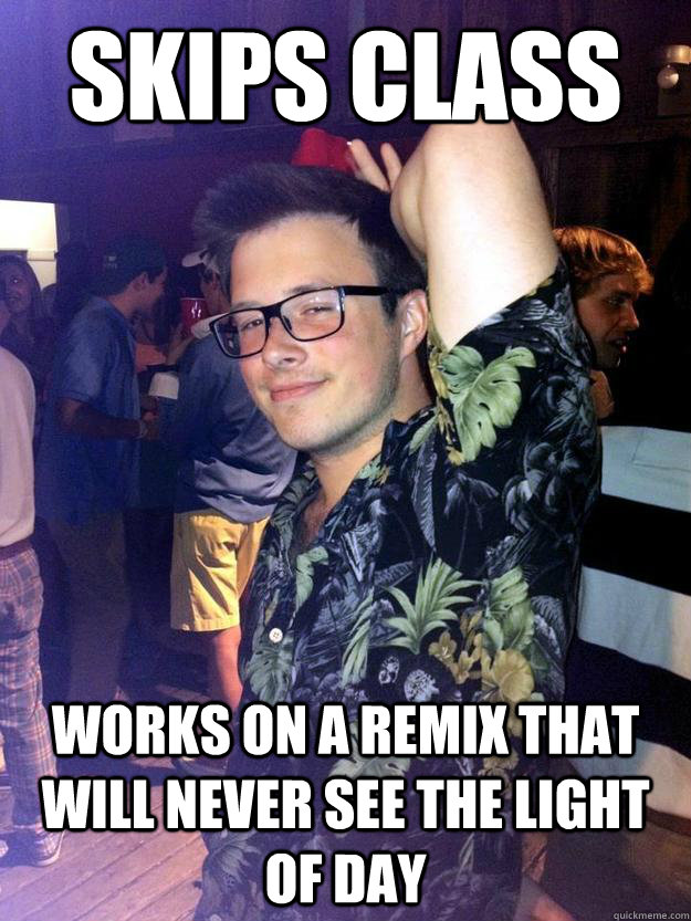 Skips class works on a remix that will never see the light of day - Skips class works on a remix that will never see the light of day  Misc