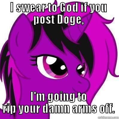 I SWEAR TO GOD IF YOU POST DOGE, I'M GOING TO RIP YOUR DAMN ARMS OFF. Misc