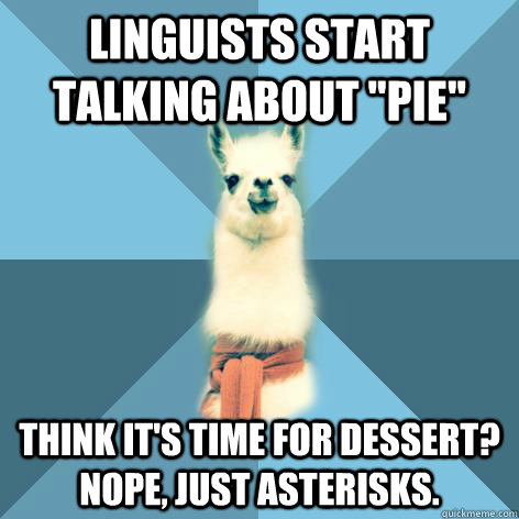 Linguists start talking about 