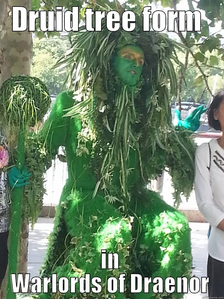 DRUID TREE FORM  IN WARLORDS OF DRAENOR Misc