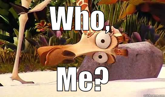 WHO,  ME? Misc