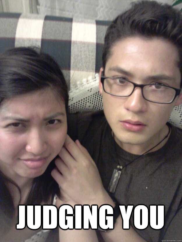  Judging You -  Judging You  Judgmental Couple