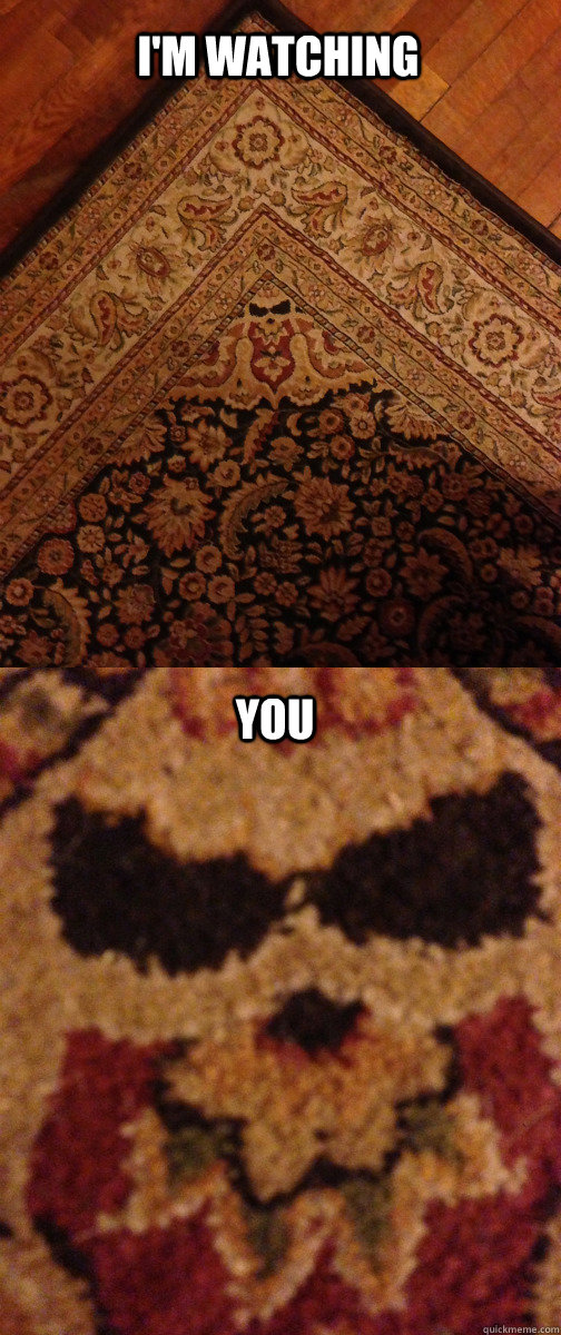 i'm watching you - i'm watching you  Rug Skull