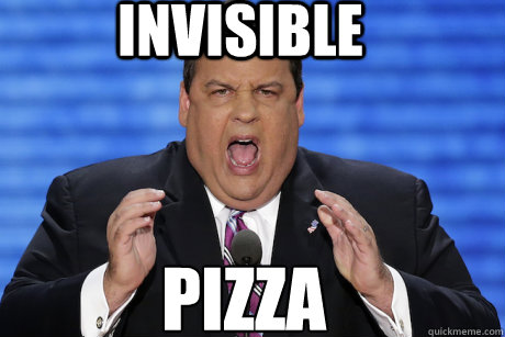 invisible pizza  