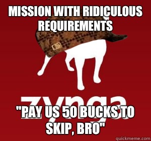 Mission with ridiculous requirements 