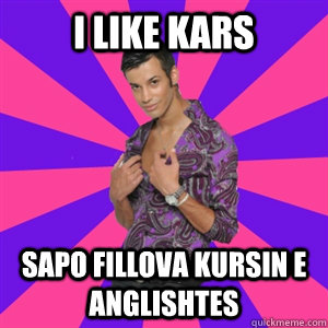 i like kars sapo fillova kursin e anglishtes  zogu