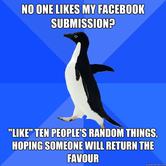 No one likes my facebook submission? 