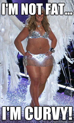 I'm not fat... I'm CURVY!  Typical American Woman