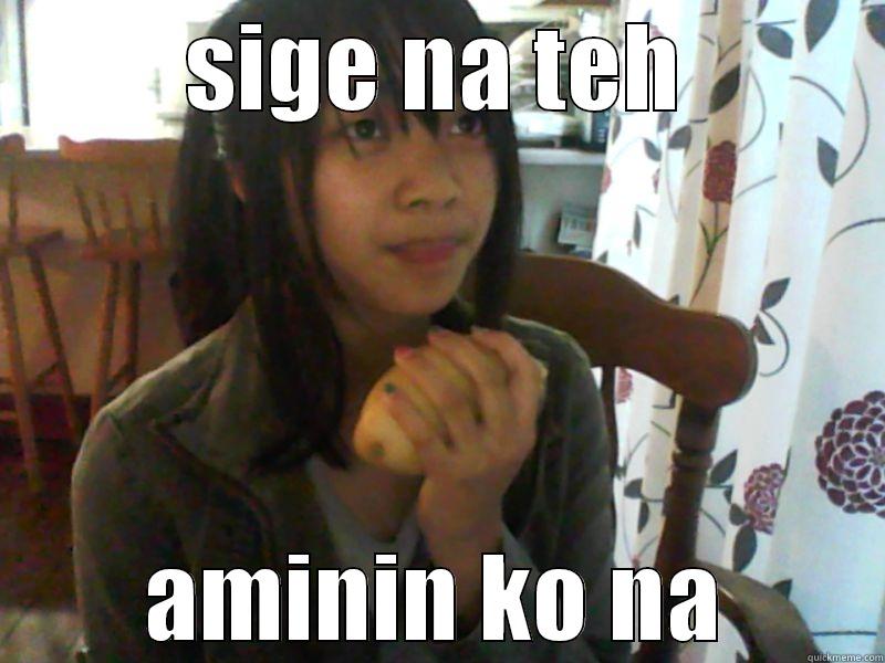 sige na - SIGE NA TEH AMININ KO NA Misc