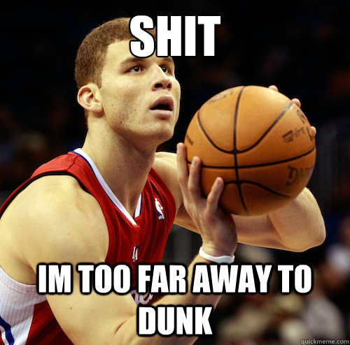 SHIT IM TOO Far away to dunk - SHIT IM TOO Far away to dunk  I have to shoot