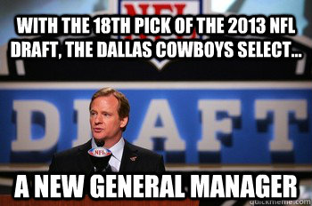 NFL Draft A guy can dream memes | quickmeme