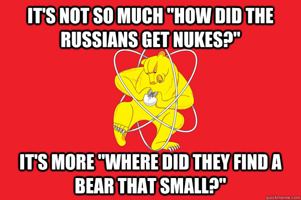 It's not so much 