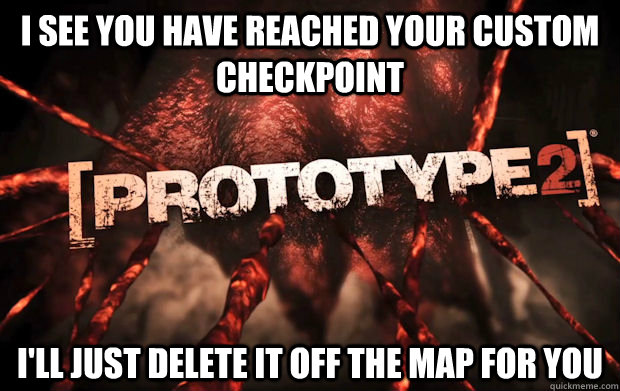I see you have reached your custom checkpoint I'll just delete it off the map for you - I see you have reached your custom checkpoint I'll just delete it off the map for you  Misc