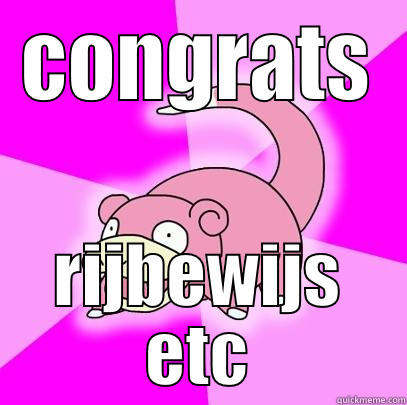 CONGRATS RIJBEWIJS ETC Slowpoke
