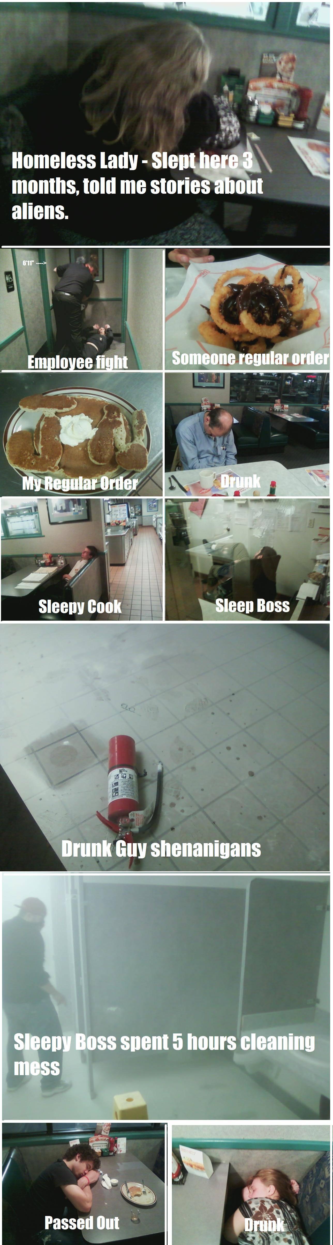 My experience working the graveyard shift at denny's -   Misc
