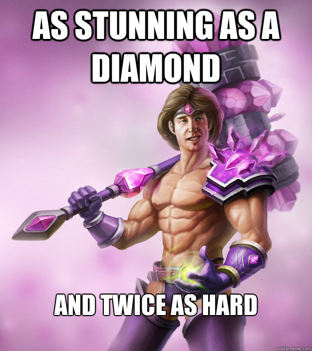As stunning as a diamond and twice as hard  
