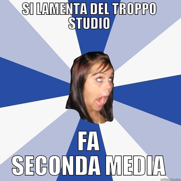 SI LAMENTA DEL TROPPO STUDIO FA SECONDA MEDIA Annoying Facebook Girl