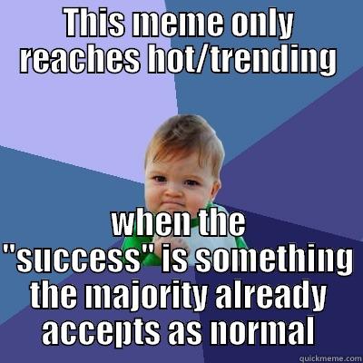 THIS MEME ONLY REACHES HOT/TRENDING WHEN THE 