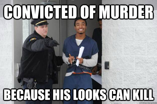 Convicted of murder because his looks can kill  Ridiculously Photogenic Prisoner
