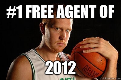 #1 free agent of 2012  Brian Scalabrine