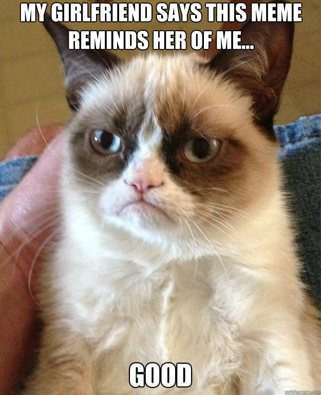 My Girlfriend says this meme reminds her of me... Good - My Girlfriend says this meme reminds her of me... Good  Misc