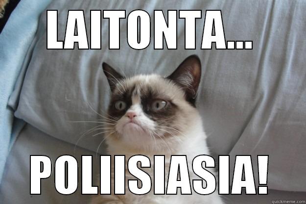 LAITONTA... POLIISIASIA! Grumpy Cat