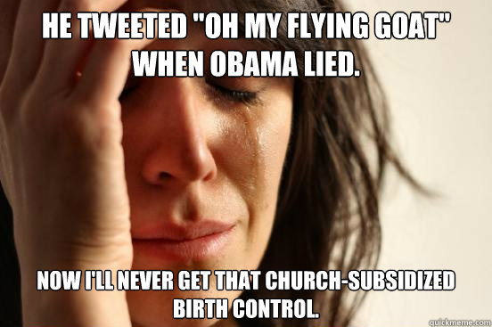 He tweeted 