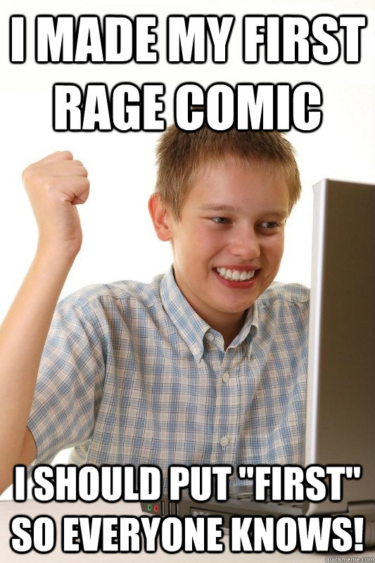 I made my first Rage Comic I Should put 