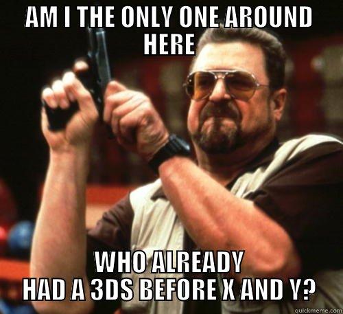 AM I THE ONLY ONE AROUND HERE WHO ALREADY HAD A 3DS BEFORE X AND Y? Am I The Only One Around Here