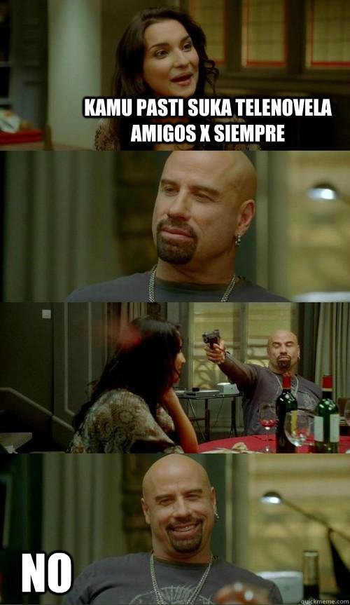 kamu pasti suka telenovela amigos x siempre no  Skinhead John