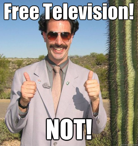 Free Television! NOT!  Upvoting Kazakh