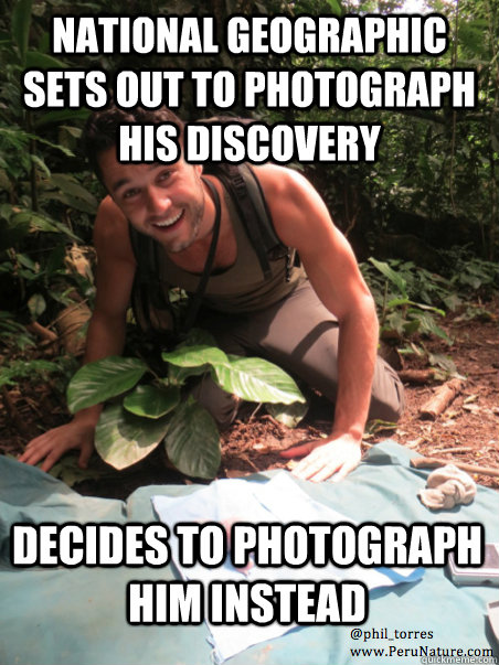 National Geographic sets out to photograph his discovery decides to photograph him instead - National Geographic sets out to photograph his discovery decides to photograph him instead  ridiculously photogenic naturalist