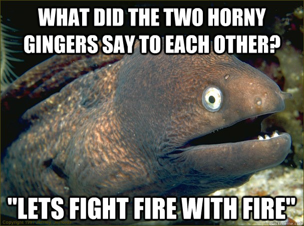 What did the two horny gingers say to each other? 
