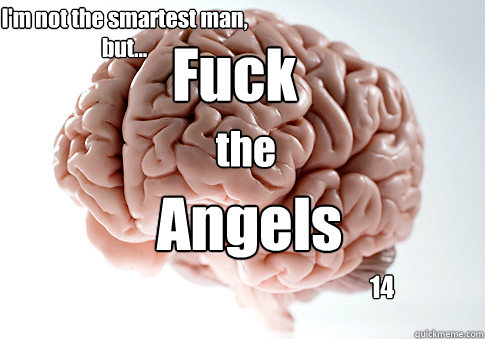 Fuck Angels the I'm not the smartest man, but... 14  Scumbag Brain