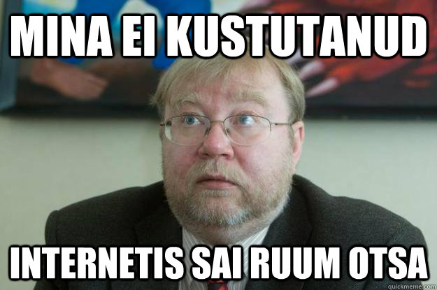 Mina ei kustutanud internetis sai ruum otsa  