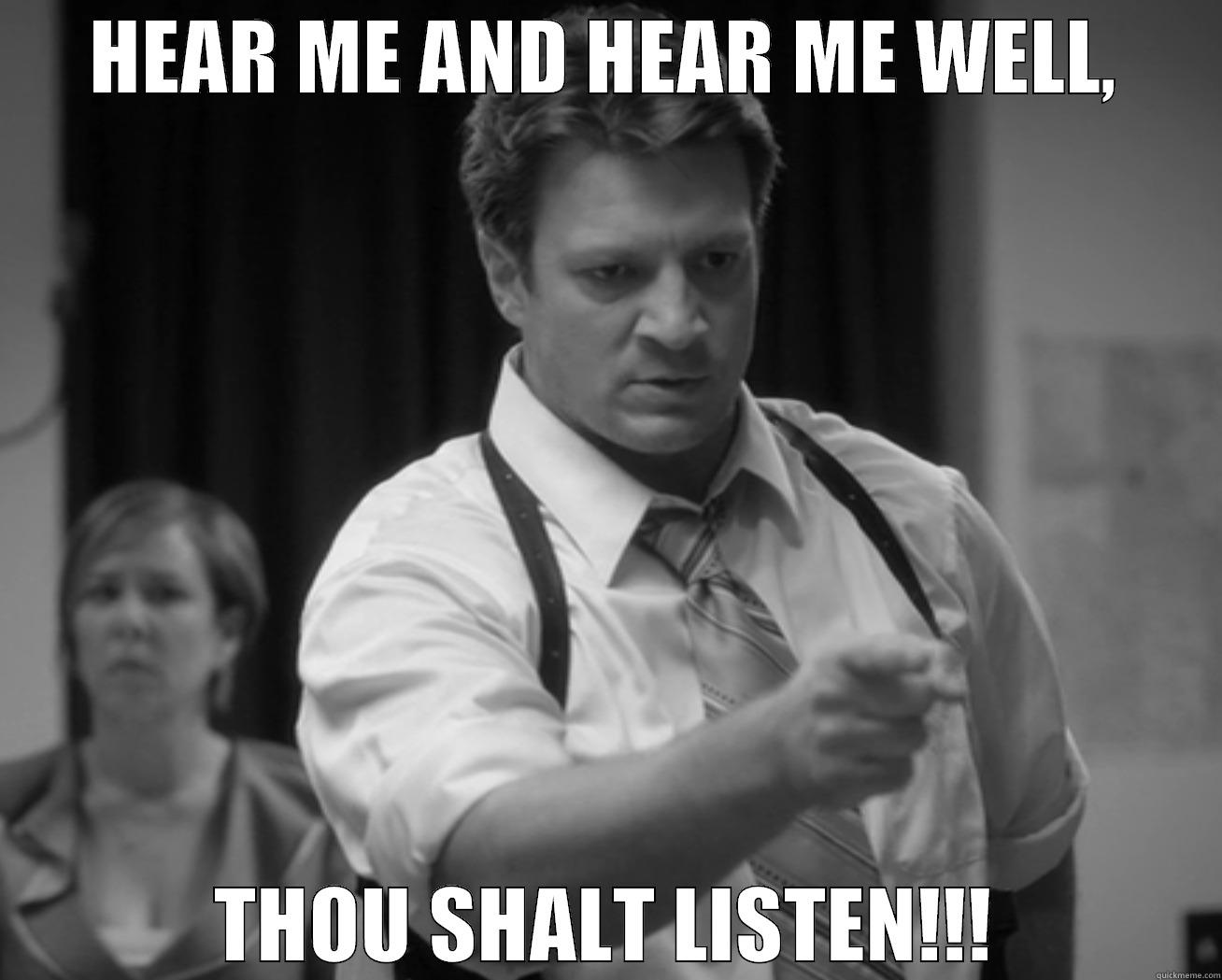 Padcass Fillion - HEAR ME AND HEAR ME WELL, THOU SHALT LISTEN!!! Misc