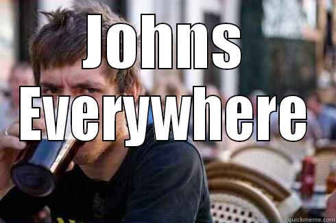 JOHNS EVERYWHERE Lazy College Senior